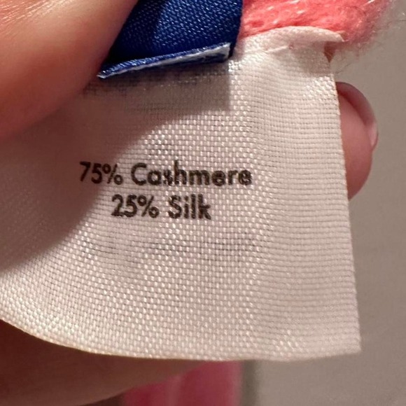 Cashmere in Love Pink Cropped Sweater Sz Small - Picture 5 of 5